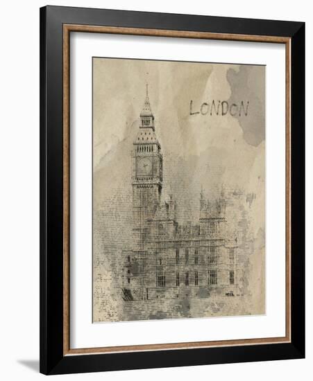 Remembering London-Irena Orlov-Framed Art Print