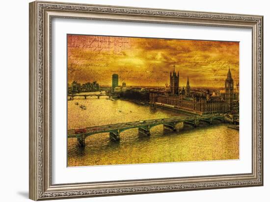 Remembering London-Julia Casey-Framed Art Print