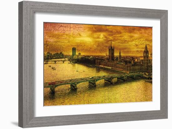 Remembering London-Julia Casey-Framed Art Print