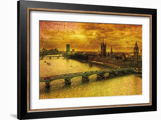 Remembering London-Julia Casey-Framed Art Print