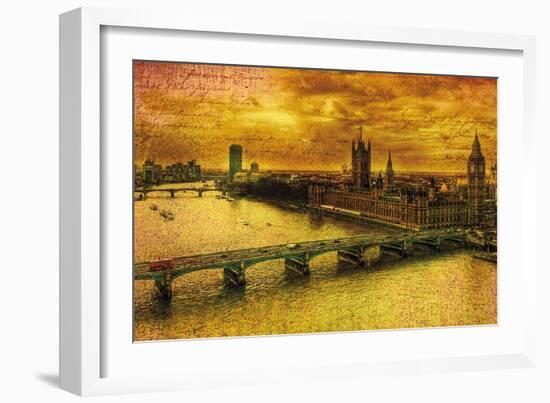 Remembering London-Julia Casey-Framed Art Print