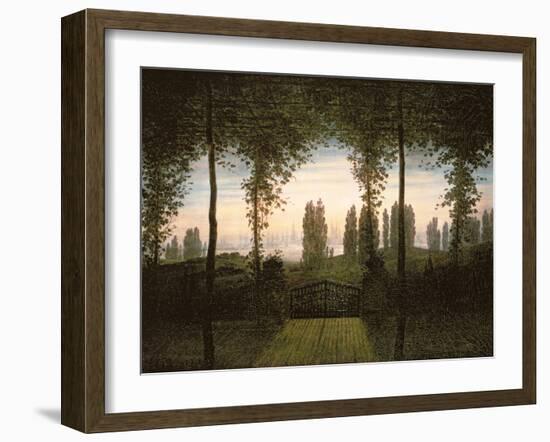 Remembrance of Johann Bremen-Caspar David Friedrich-Framed Giclee Print