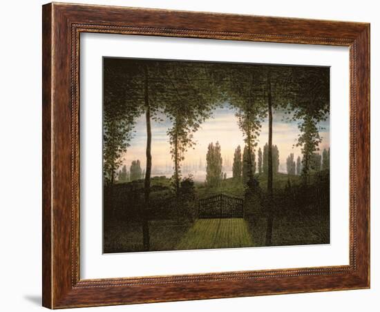 Remembrance of Johann Bremen-Caspar David Friedrich-Framed Giclee Print