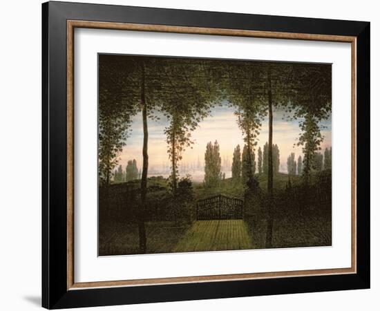 Remembrance of Johann Bremen-Caspar David Friedrich-Framed Giclee Print