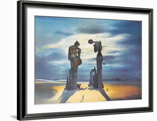 Reminescence Archeologique de l'Angelus de Millet, 1935-Salvador Dalí-Framed Art Print