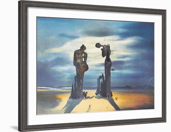 Reminescence Archeologique de l'Angelus de Millet, 1935-Salvador Dalí-Framed Art Print