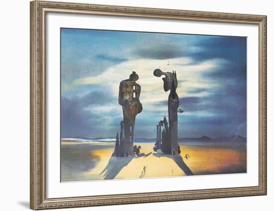 Reminescence Archeologique de l'Angelus de Millet, 1935-Salvador Dalí-Framed Art Print