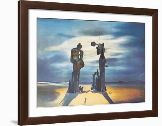 Reminescence Archeologique de l'Angelus de Millet, 1935-Salvador Dalí-Framed Art Print