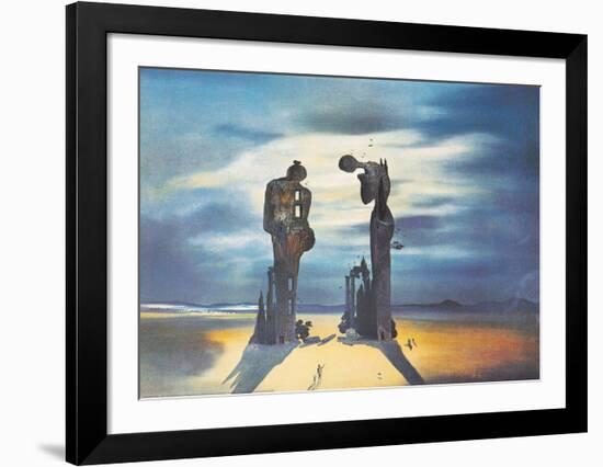 Reminescence Archeologique de l'Angelus de Millet, 1935-Salvador Dalí-Framed Art Print