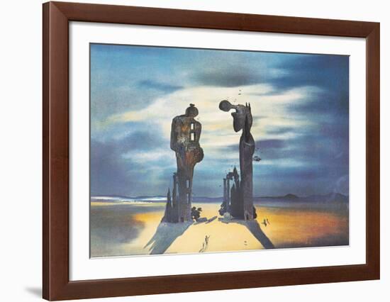 Reminescence Archeologique de l'Angelus de Millet, 1935-Salvador Dalí-Framed Art Print