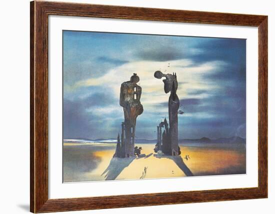 Reminescence Archeologique de l'Angelus de Millet, 1935-Salvador Dalí-Framed Art Print