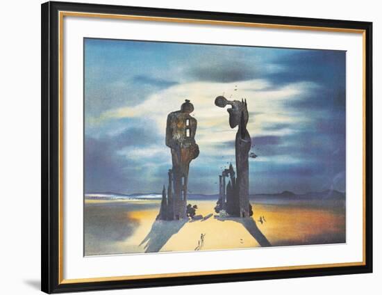 Reminescence Archeologique de l'Angelus de Millet, 1935-Salvador Dalí-Framed Art Print