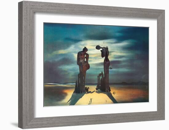 Reminescence Archeologique de l'Angelus de Millet, 1935-Salvador Dalí-Framed Art Print