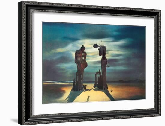 Reminescence Archeologique de l'Angelus de Millet, 1935-Salvador Dalí-Framed Art Print