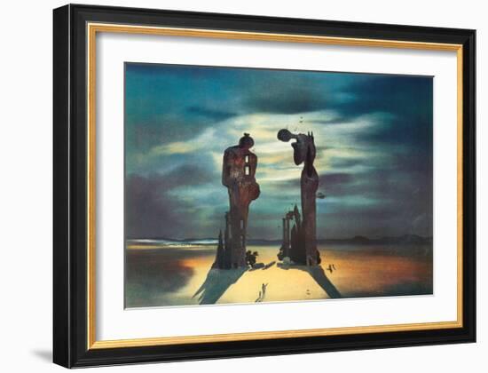 Reminescence Archeologique de l'Angelus de Millet, 1935-Salvador Dalí-Framed Art Print