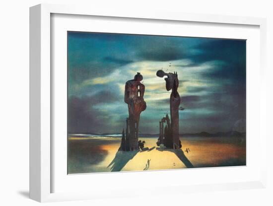 Reminescence Archeologique de l'Angelus de Millet, 1935-Salvador Dalí-Framed Art Print