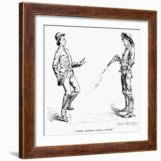 Remington: Cowboy, 1888-Frederic Sackrider Remington-Framed Giclee Print