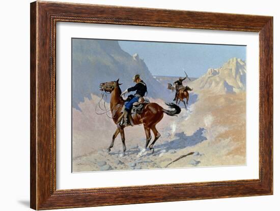 Remington: Guard, 1890-Frederic Sackrider Remington-Framed Giclee Print