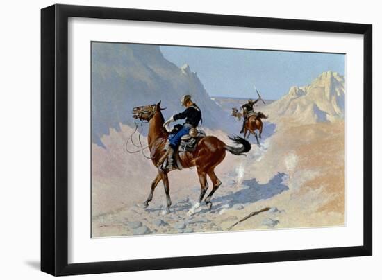 Remington: Guard, 1890-Frederic Sackrider Remington-Framed Giclee Print