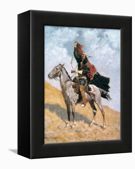 Remington: Signal, c1896-Frederic Sackrider Remington-Framed Premier Image Canvas