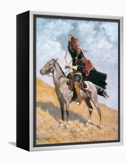 Remington: Signal, c1896-Frederic Sackrider Remington-Framed Premier Image Canvas