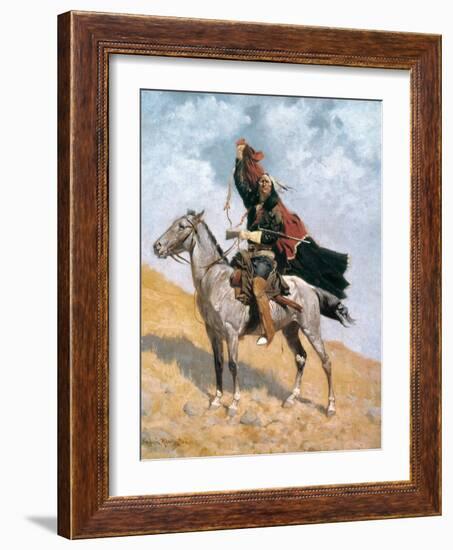 Remington: Signal, c1896-Frederic Sackrider Remington-Framed Giclee Print