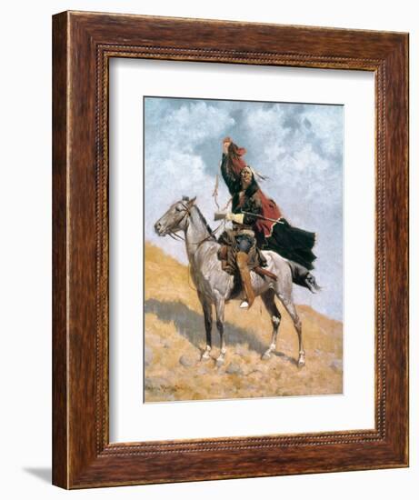 Remington: Signal, c1896-Frederic Sackrider Remington-Framed Giclee Print