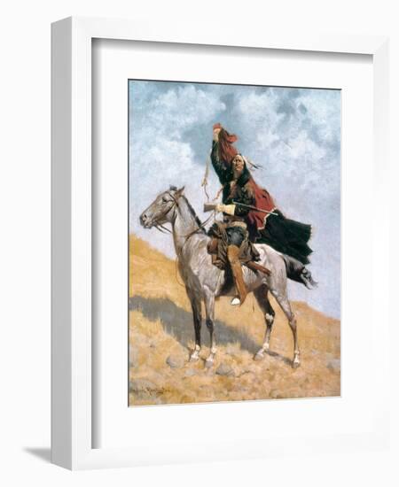 Remington: Signal, c1896-Frederic Sackrider Remington-Framed Giclee Print