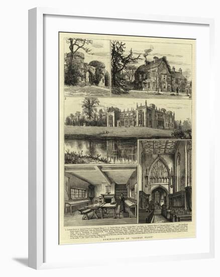 Reminiscences of George Eliot-null-Framed Giclee Print