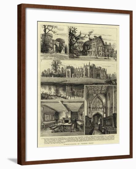 Reminiscences of George Eliot-null-Framed Giclee Print
