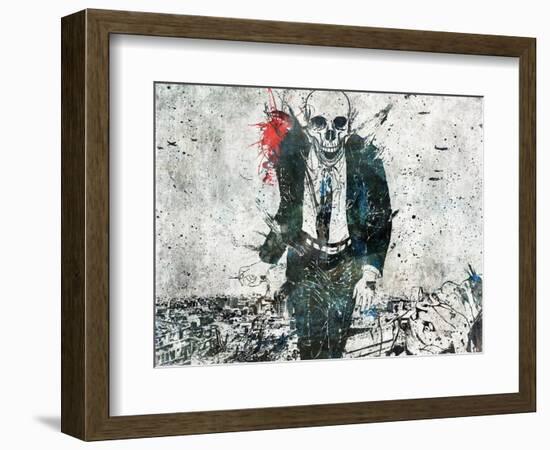 Remorse is for the dead-Alex Cherry-Framed Art Print