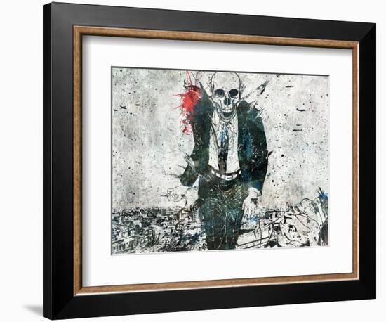 Remorse is for the dead-Alex Cherry-Framed Art Print