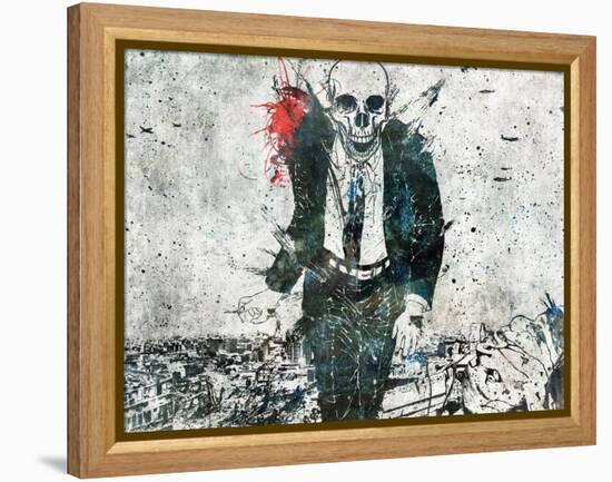 Remorse is for the dead-Alex Cherry-Framed Stretched Canvas