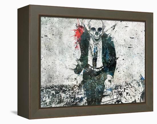 Remorse is for the dead-Alex Cherry-Framed Stretched Canvas