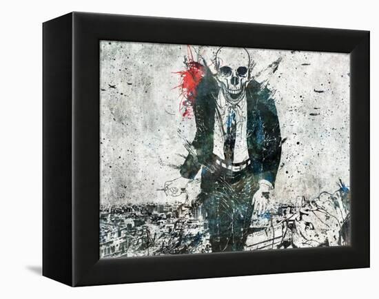 Remorse is for the dead-Alex Cherry-Framed Stretched Canvas