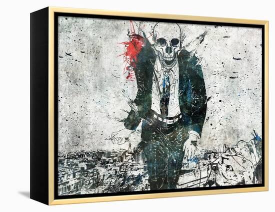 Remorse is for the dead-Alex Cherry-Framed Stretched Canvas