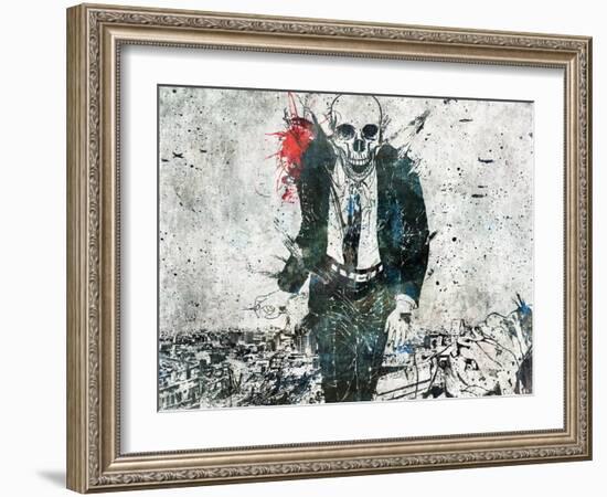 Remorse is for the dead-Alex Cherry-Framed Art Print