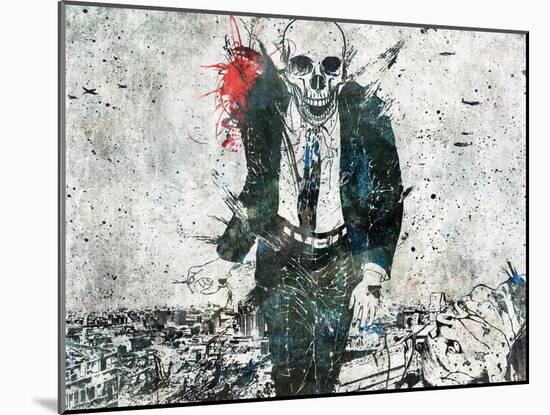 Remorse is for the dead-Alex Cherry-Mounted Art Print