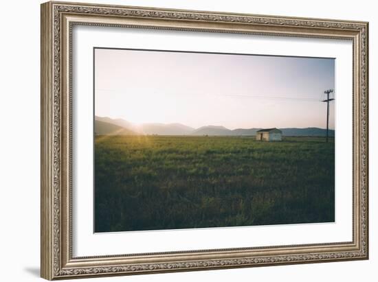 Remote Landscape in Greece-Clive Nolan-Framed Photographic Print