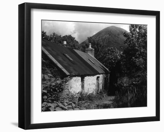 Remote Scottish Cottage-null-Framed Photographic Print