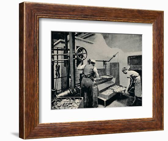 'Removing Biscuits from Oven', c1917-Unknown-Framed Photographic Print