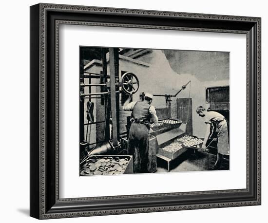 'Removing Biscuits from Oven', c1917-Unknown-Framed Photographic Print