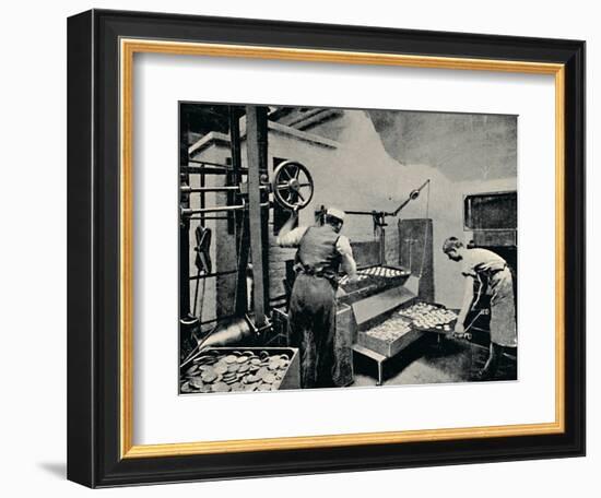 'Removing Biscuits from Oven', c1917-Unknown-Framed Photographic Print