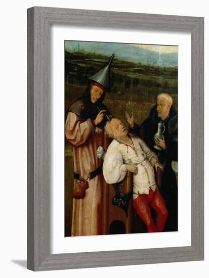 Removing the Stone of Folly-Hieronymus Bosch-Framed Giclee Print