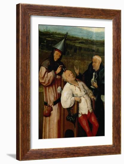 Removing the Stone of Folly-Hieronymus Bosch-Framed Giclee Print