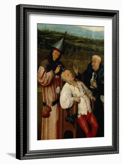 Removing the Stone of Folly-Hieronymus Bosch-Framed Giclee Print