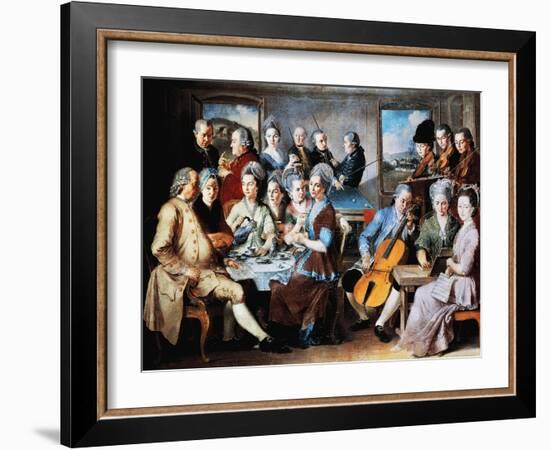 Remy Family, 1776-Januarius Zick-Framed Giclee Print