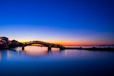 Sunrise in Nidri Lefkas Island Greece-Remy Musser-Framed Photographic Print