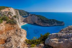 Kathisma Beach, Lefkada, Lefkas Island Greece at Sunset-Remy Musser-Photographic Print