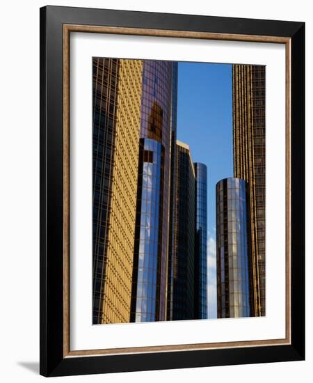 Renaissance Center, Detroit, Michigan, USA-null-Framed Photographic Print